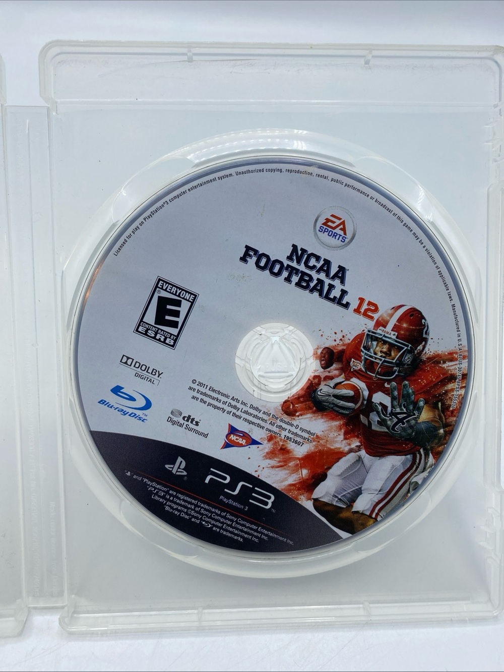NCAA Football 12 (Sony PlayStation 3, 2011) Video Game PlayStation